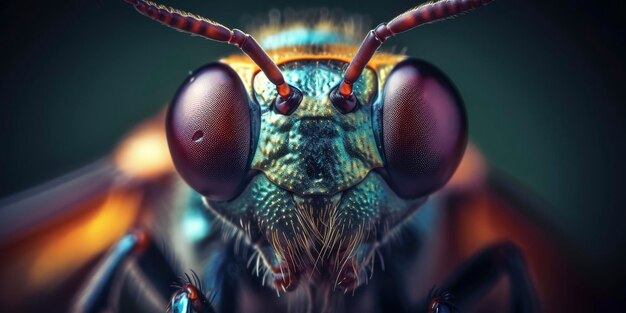 Magnificent Macro CloseUp Shot of an Insect