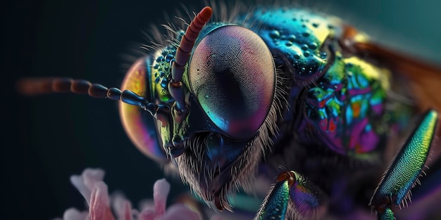 Magnificent Macro CloseUp Shot of an Insect