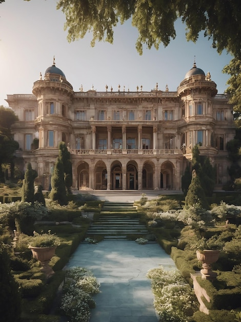 A magnificent palace in a classic style