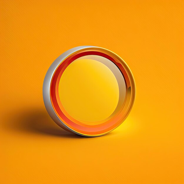 Magnifier on yellow background