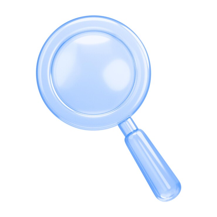 Photo magnifying glass png icon sticker transparent background