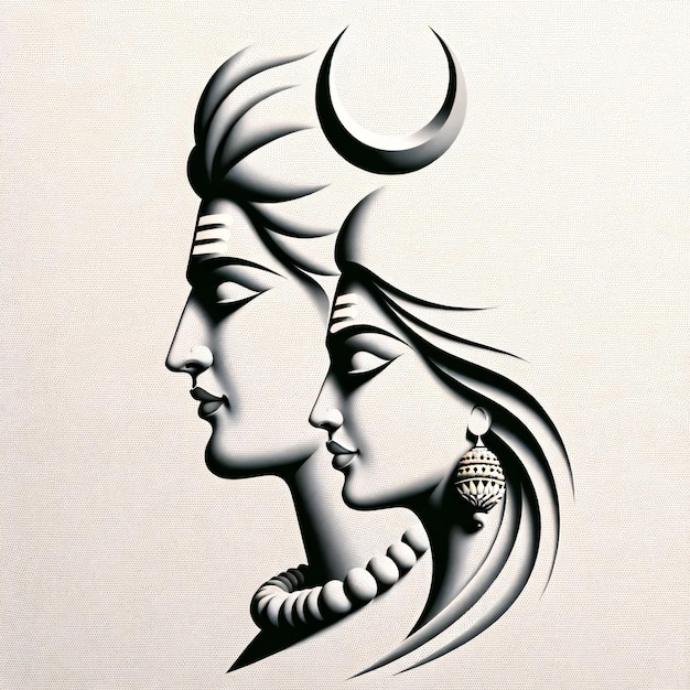 Photo maha shivratri lord shiva artwork mahadev illustration