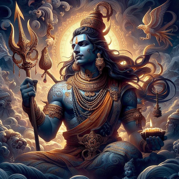 Photo mahadev image background