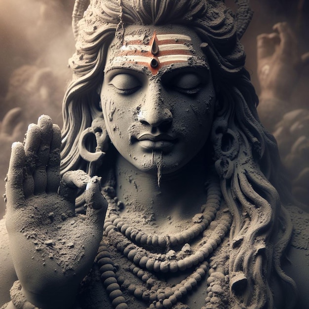 Mahadev Nataraja beeld achtergrond