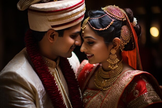 Photo maharashtrian bride and groom