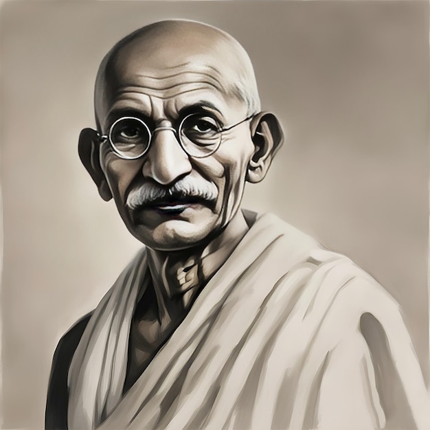 Mahatma Gandhi Generatieve AI