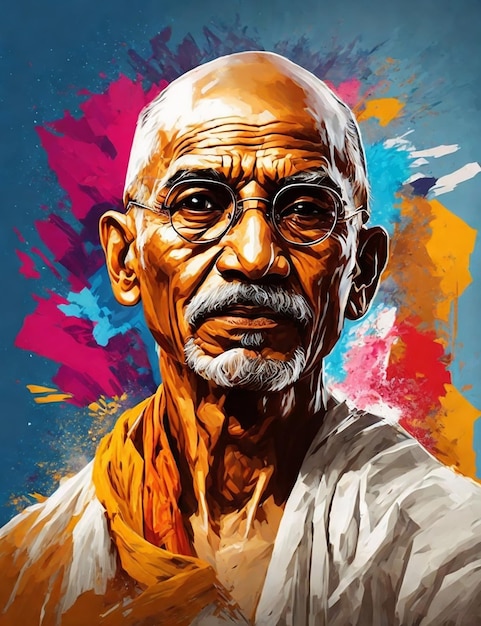 Mahatma Gandhi the great Indian leader