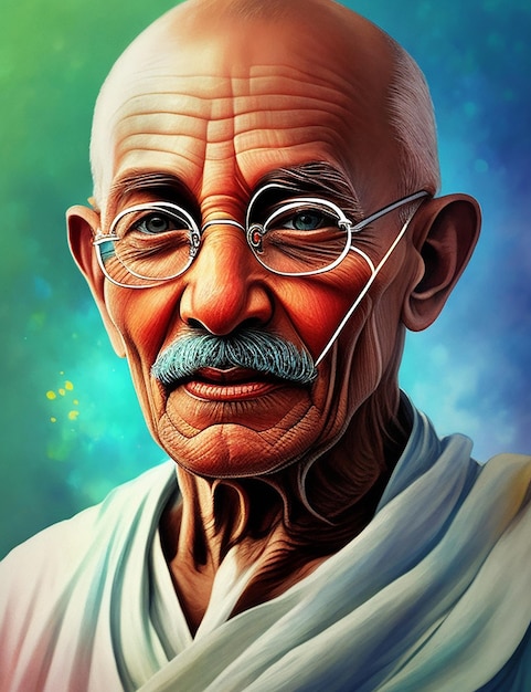 Mahatma Gandhi the great Indian leader