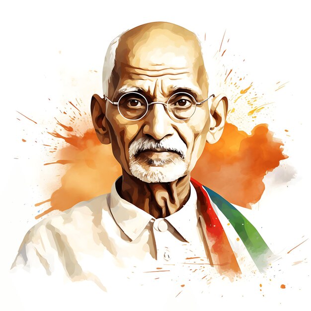 Foto mahatma gandhi combattente per la libertà indiana 2 ottobre celebrazione di happy gandhi jayanti stock photos