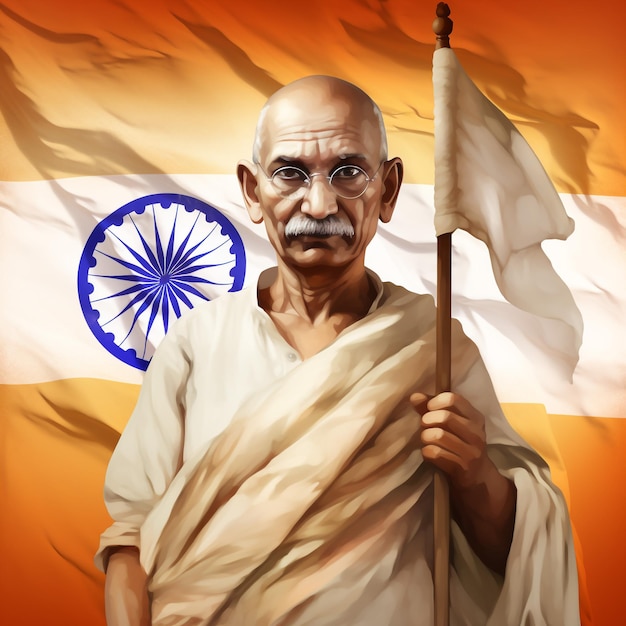 Mahatma gandhi indian freedom fighter 2 october