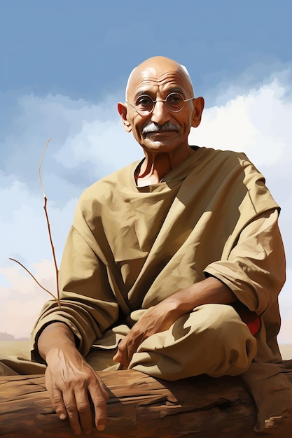 Mahatma gandhi indian freedom fighter 2 october