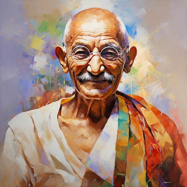 Mahatma Gandhi Indian Independence Fighter October