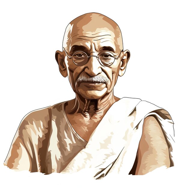 Foto mahatma gandhi indiase onafhankelijkheidsstrijder oktober