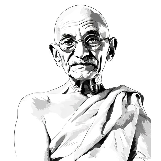 Mahatma Gandhi Indiase onafhankelijkheidsstrijder oktober