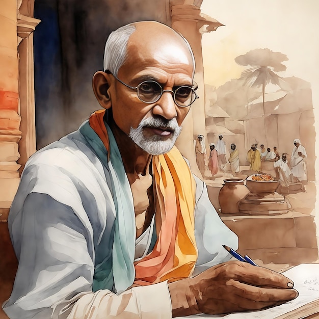 role of mahatma gandhi in independence day