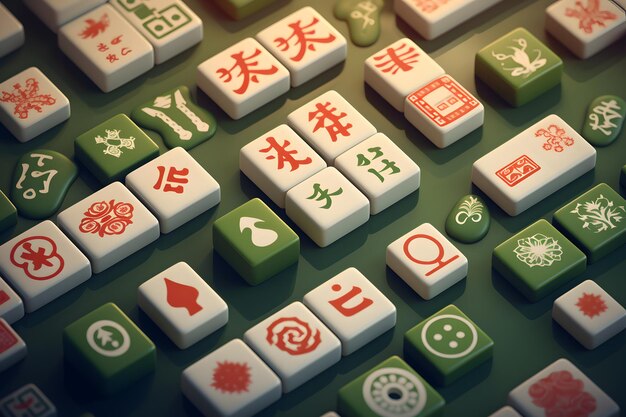 Foto mahjong een reis door het betoverende spel van het oude china