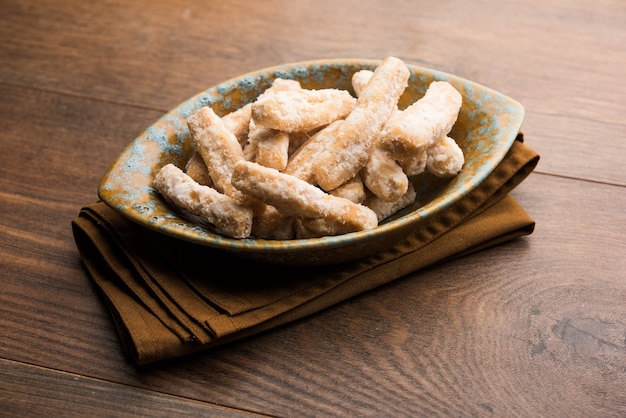 Maida Petha made using Corn Flour with sugar syrup coating