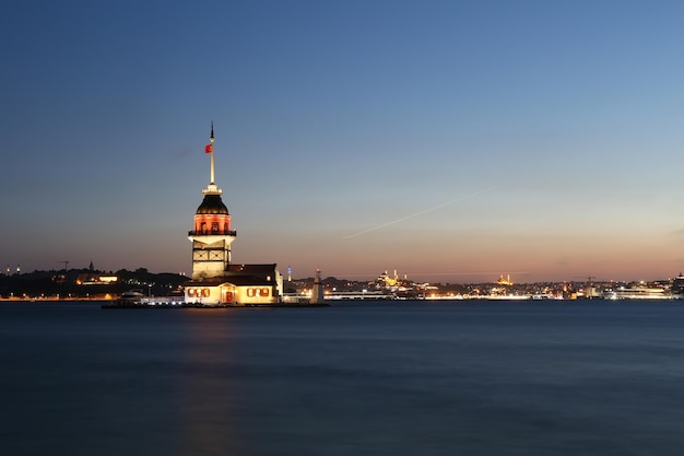 Maidens Tower in Istanbul Turkey