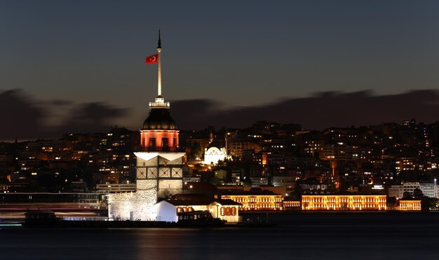 Maidens Tower in Istanbul Turkey