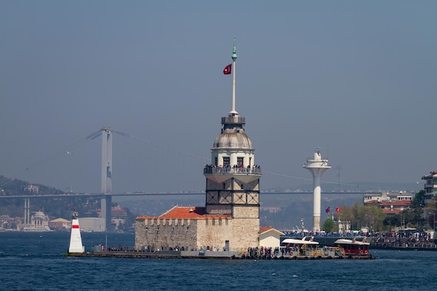 Maidens Tower in Istanbul Turkey