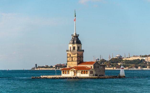 Maidens tower in istanbul