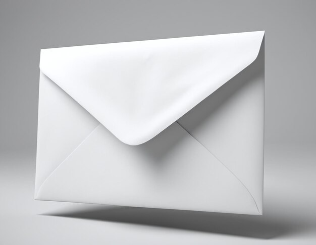 Mail envelope letter 3D rendered