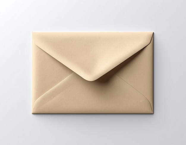 Mail envelope letter 3D rendered