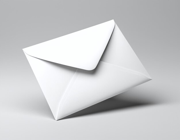 Mail envelope letter 3D rendered