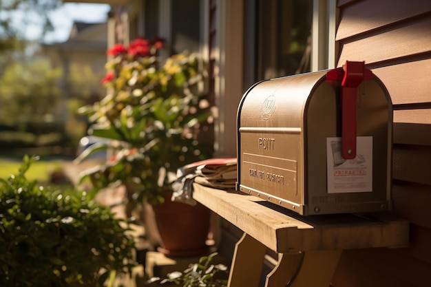 Photo mailbox door