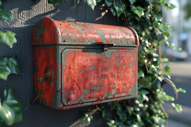 Photo a mailbox with the word  old  on it