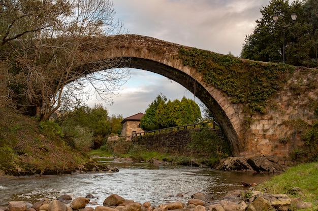 The main bridge of Liergenes in Cantabria.