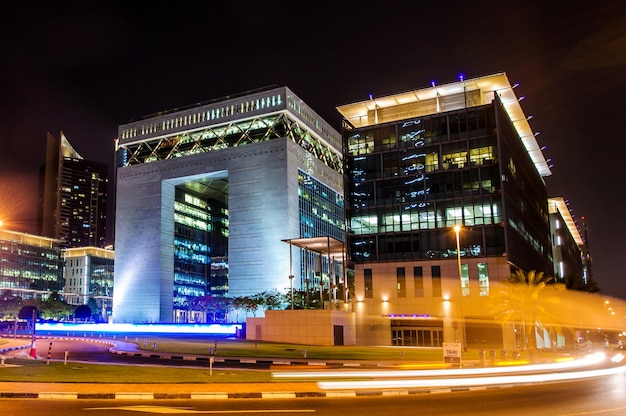 Edificio principale del centro finanziario internazionale di dubai