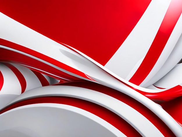 main colors red and white background image