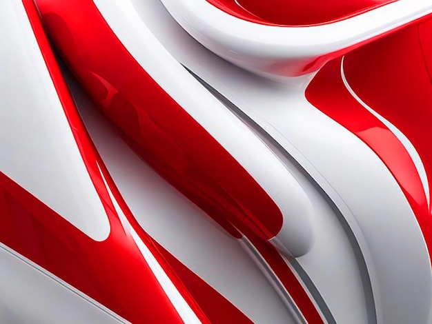 main colors red and white background image