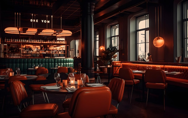 The main dining room at the new yorker hotel.