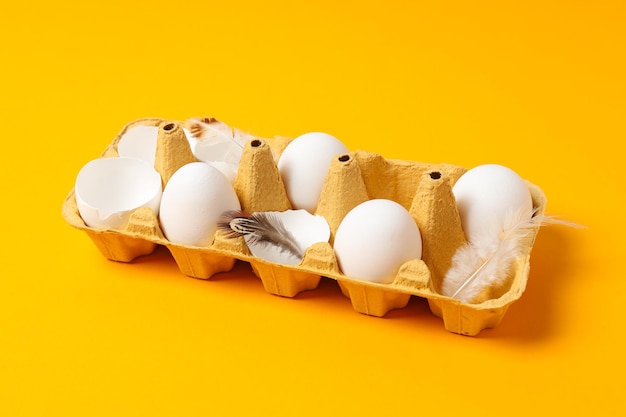 Premium Photo | Main ingredient for cooking different dishes eggs