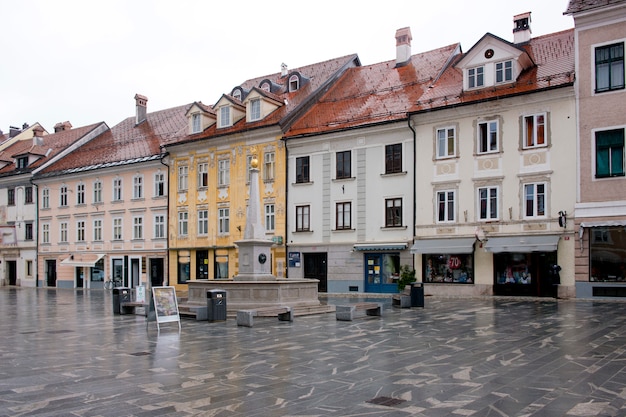 Photo main square in kranj