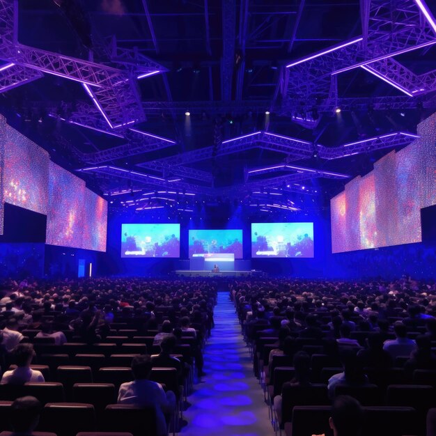 main stage conference event meeting modern hall