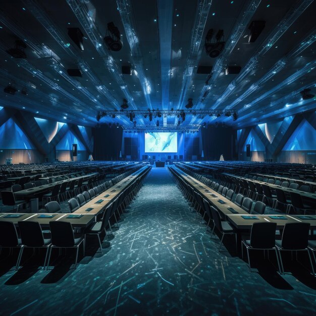 main stage conference event meeting modern hall