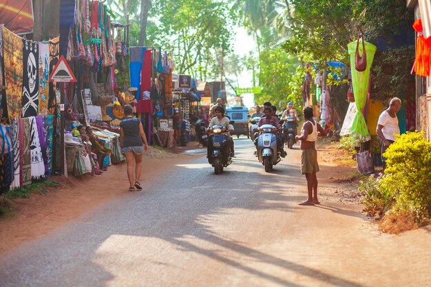 Main street in Arambol Goa