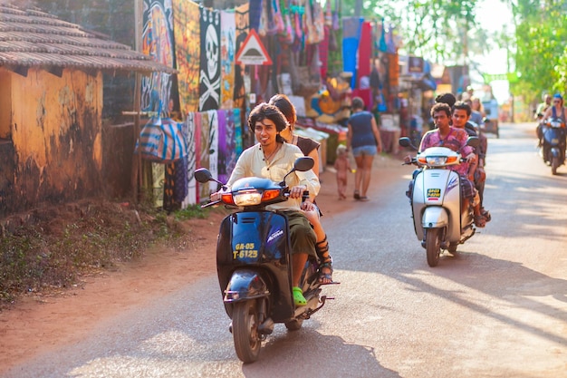 Main street in Arambol Goa