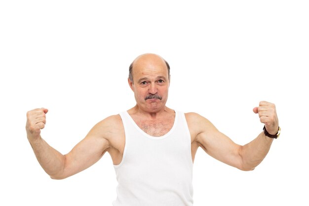 Photo maintaining fitness and strength in the elderly