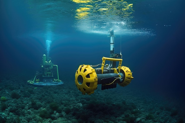 Maintenance tools and equipment for underwater turbines