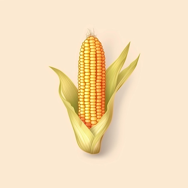 Maïs pictogram vectorillustratie