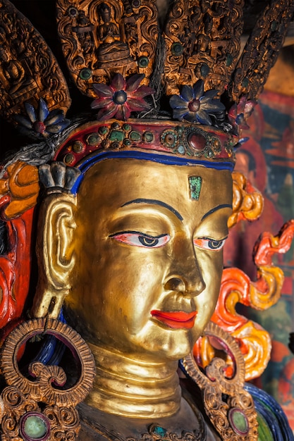 Maitreya Boeddha Thiksey Gompa. Ladakh, India