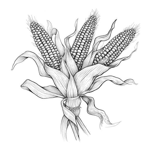 Maize corn ai generated