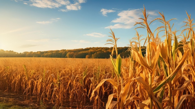 Maize fall corn