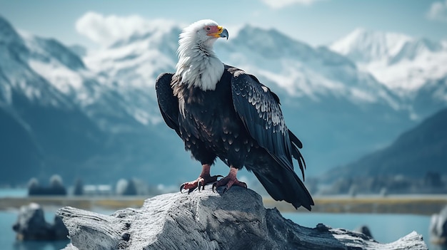 Majestic Andean Condor Vultur Gryphus