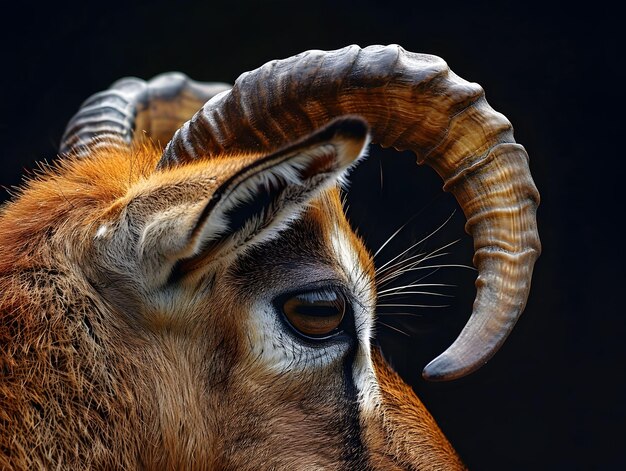 Photo majestic antelope profile
