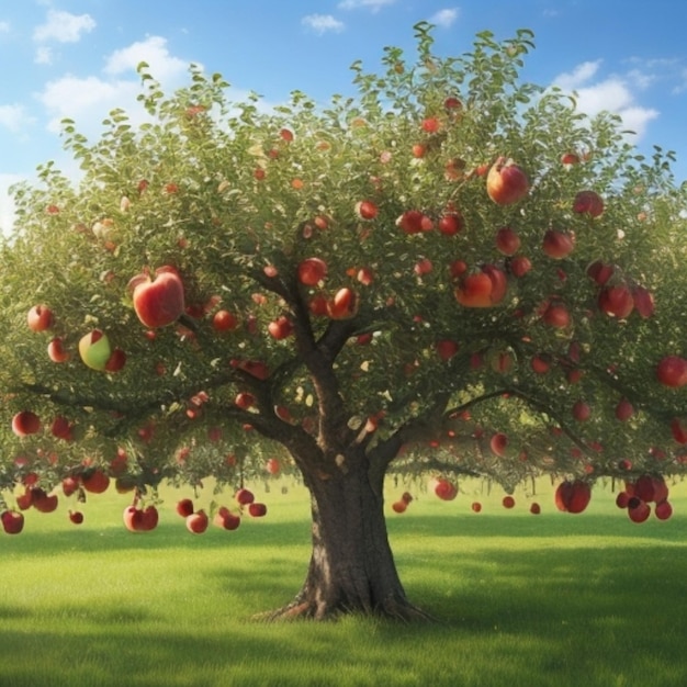 The Majestic Apple Tree